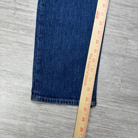 GAP Jeans Womens Straight High Rise Button Fly NWT 4R 27x27 Blue Stretch Denim - Picture 7 of 11